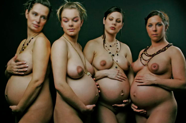 Голые беременные женщины фотография