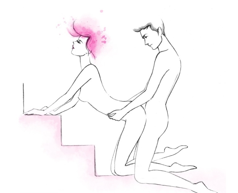 Секс поза раком - Лестница в небеса